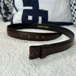 Vintage Kleinberg Sherrill Brown Aligator Belt